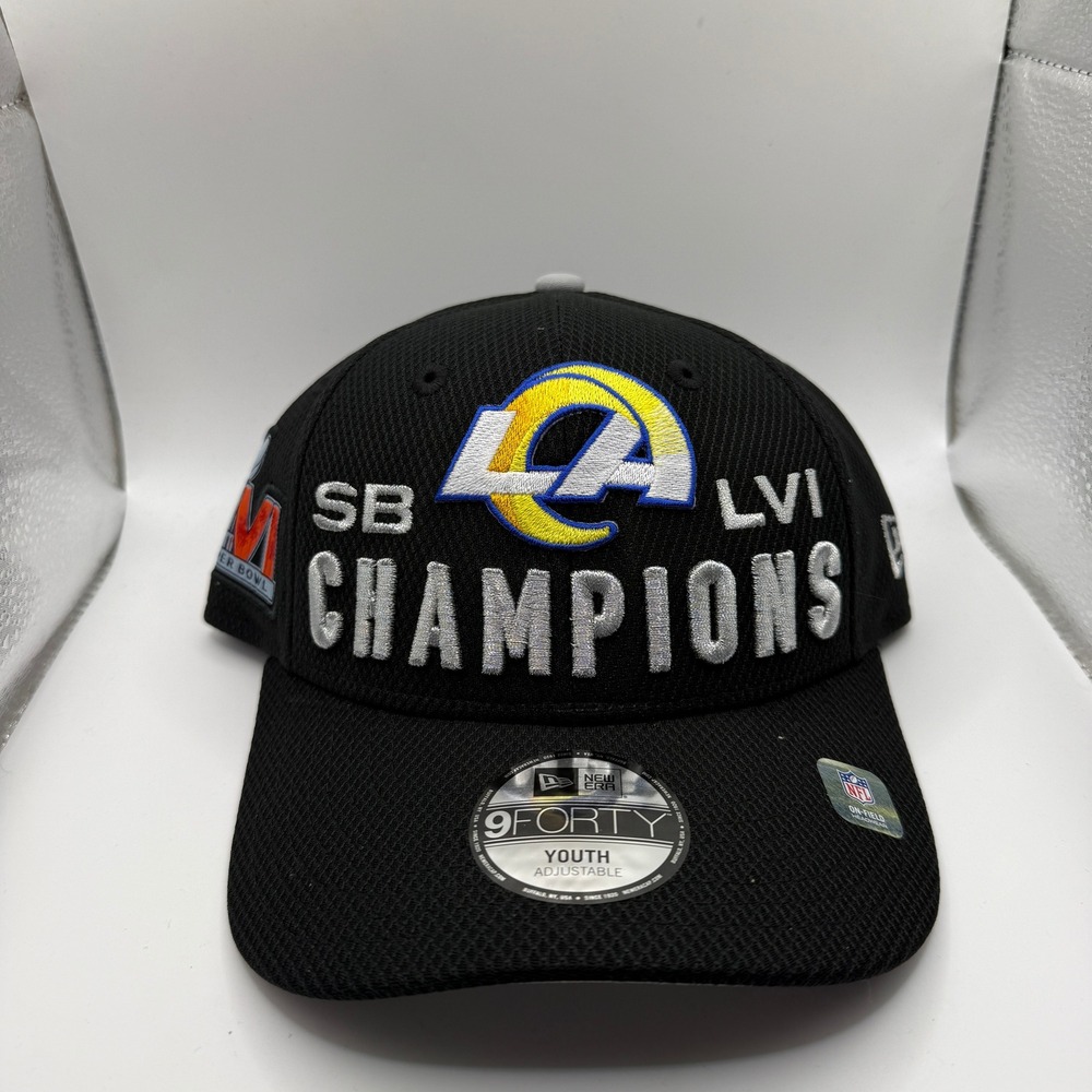 New Era Los Angeles Rams Super Bowl LVI Champions 9FORTY Youth Hat Snapback